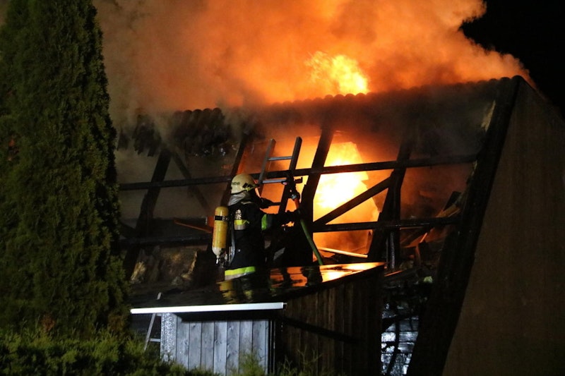 Schweißtreibender Einsatz für die Feuerwehren aus dem Bezirk Tulln.