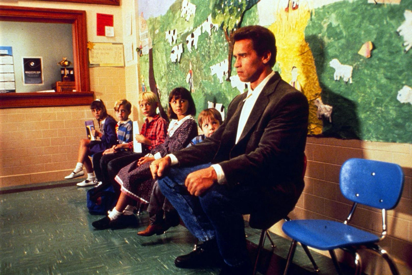 "Kindergarten Cop": Arnold Schwarzenegger (John Kimble).  