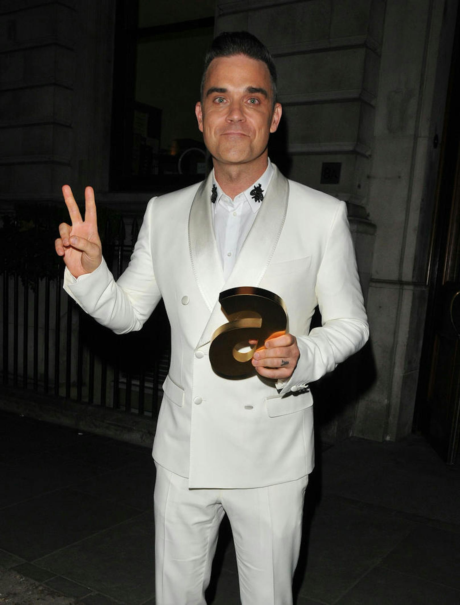 Robbie Williams bei der Verleihung der Attitude Magazine Awards im Oktober 2016