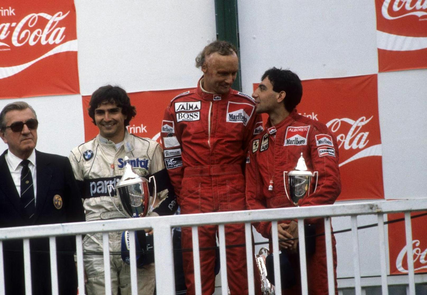 Die rot-weiß-rote Sternstunde in der Formel 1! Niki Laudas Sieg 1984 auf Ferrari ist bis heute der einzige Heimsieg eines Österreichers in der Formel 1.