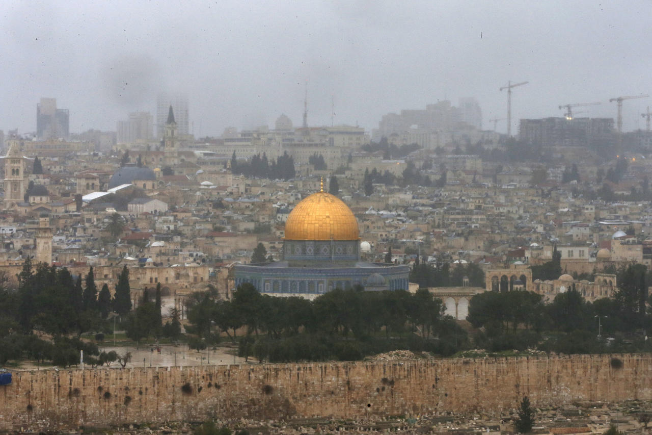 Der Grund des Streits: Der Tempelberg in der Altstadt Jerusalems. Sowohl für das Judentum als auch für den Islam ein bedeutendes Heiligtum.