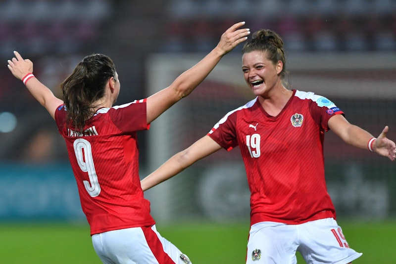 Die ÖFB-Girls durften gegen Island jubeln