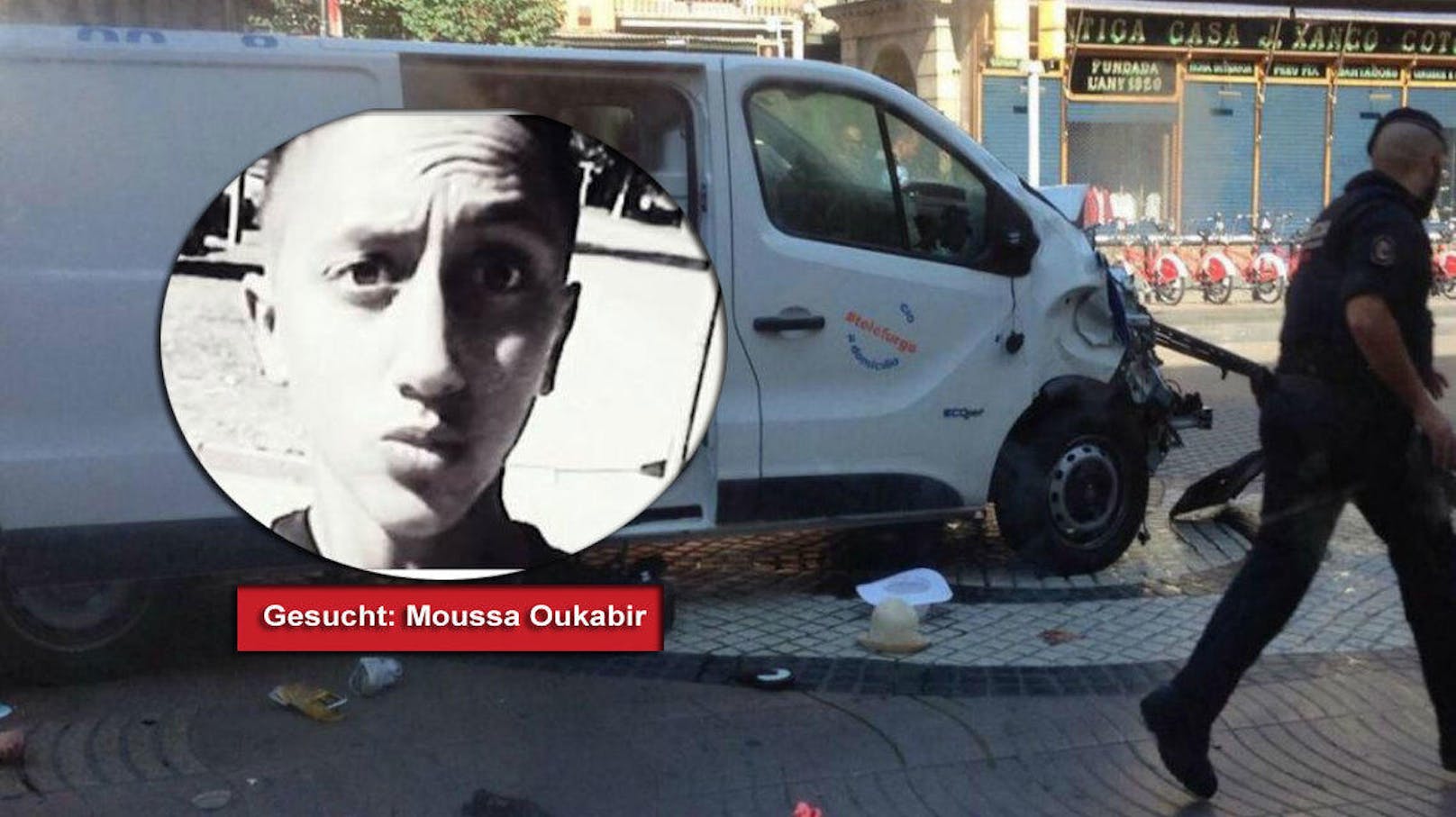 Moussa Oukabir, der lange gesucht wurde, wurde bereits in der Nacht auf Freitag erschossen. Der 18-Jährige soll zu den fünf erschossenen Attentätern in Cambrils gezählt haben - das gab die katalanische Polizei Freitagabend laut spanischen Medienberichten bekannt.