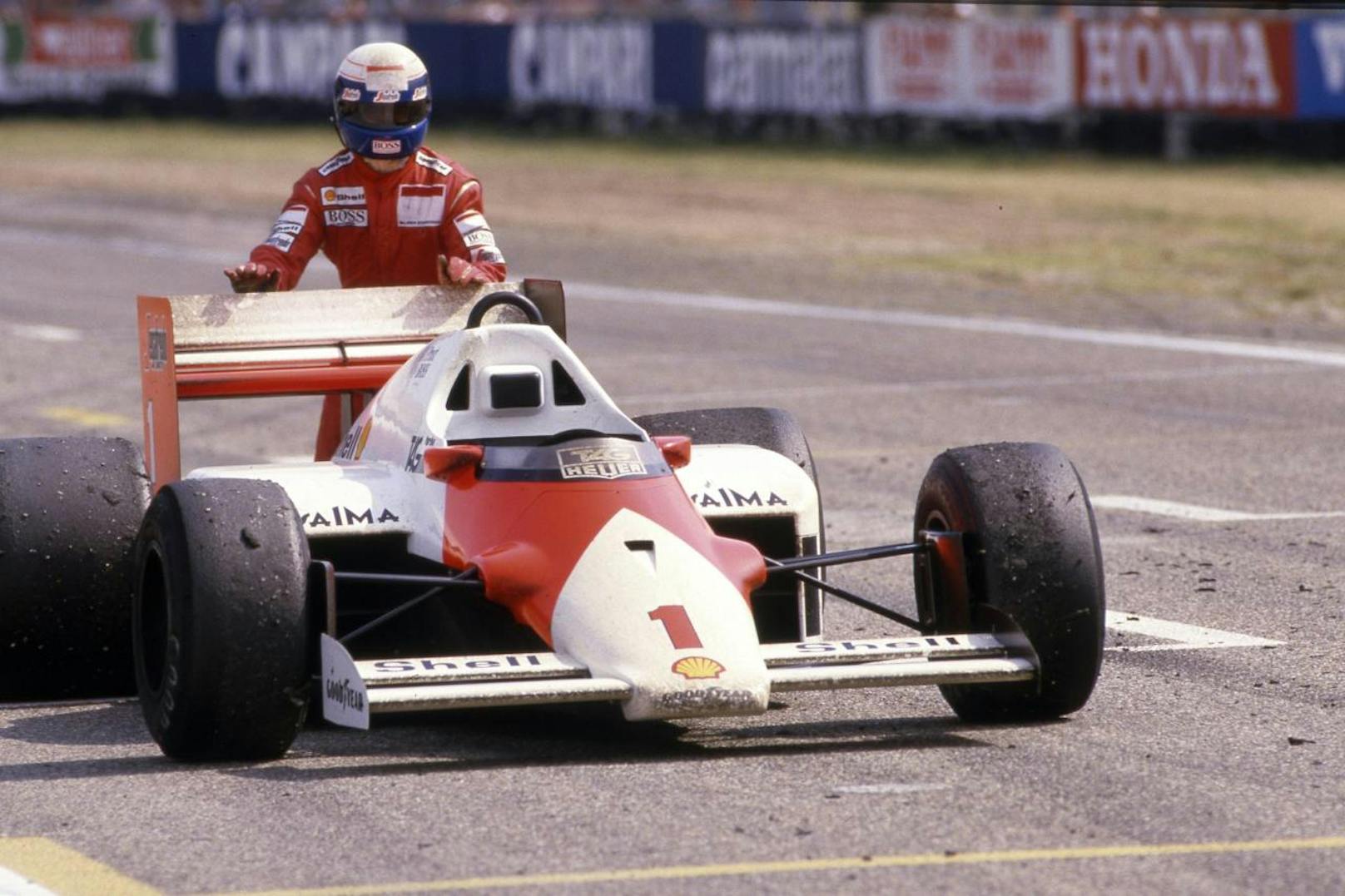 Sieg Nummer drei: Alain Prost gewann auch 1986. 