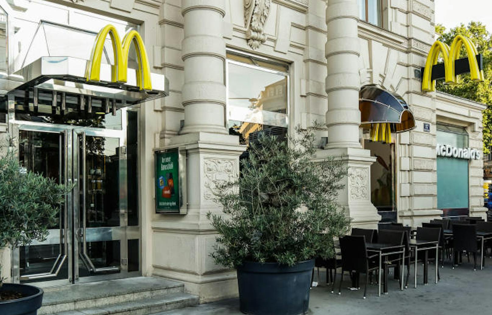 Die McDonald’s-Filiale am Wiener Schwarzenbergplatz.