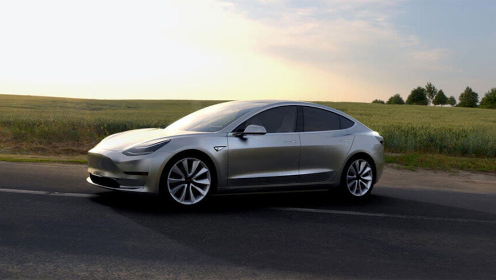 Unter 6 Sekunden soll der Tesla 3 von 0 auf 100 km/h brauchen.