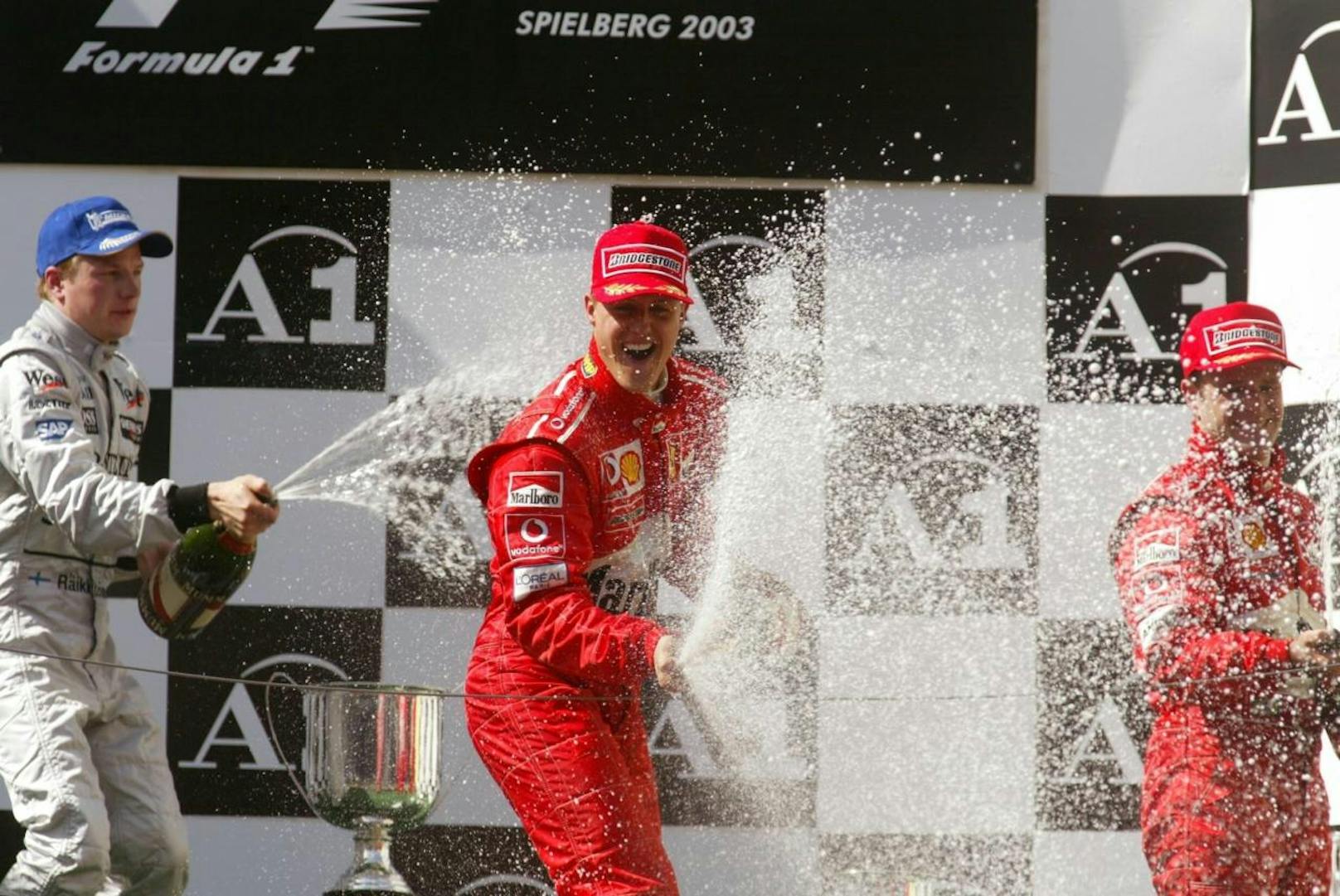 Nach nur sieben Rennen kehrte die Formel 1 Österreich wieder den Rücken. Den letzten Grand Prix 2003 sicherte sich Michael Schumacher (GER/Ferrari).