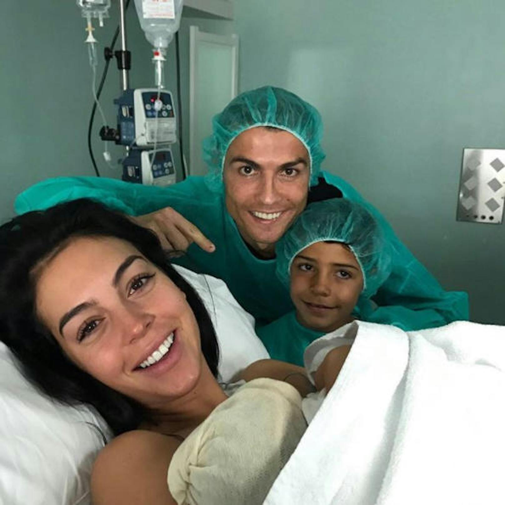 Cristiano Ronaldo mit Familie