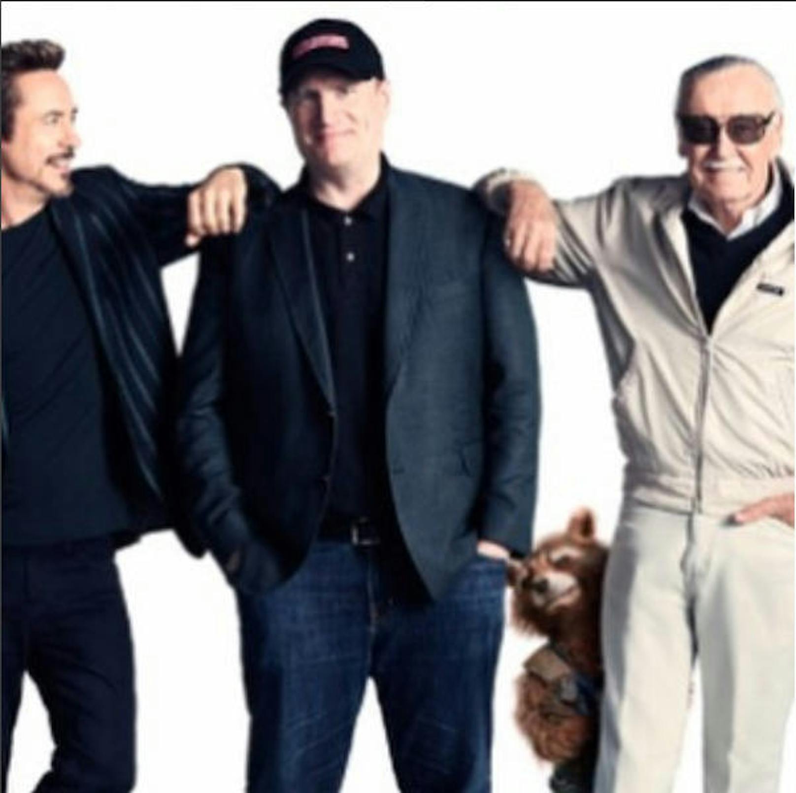 Robert Downey Jr., Kevin feige, Stan Lee