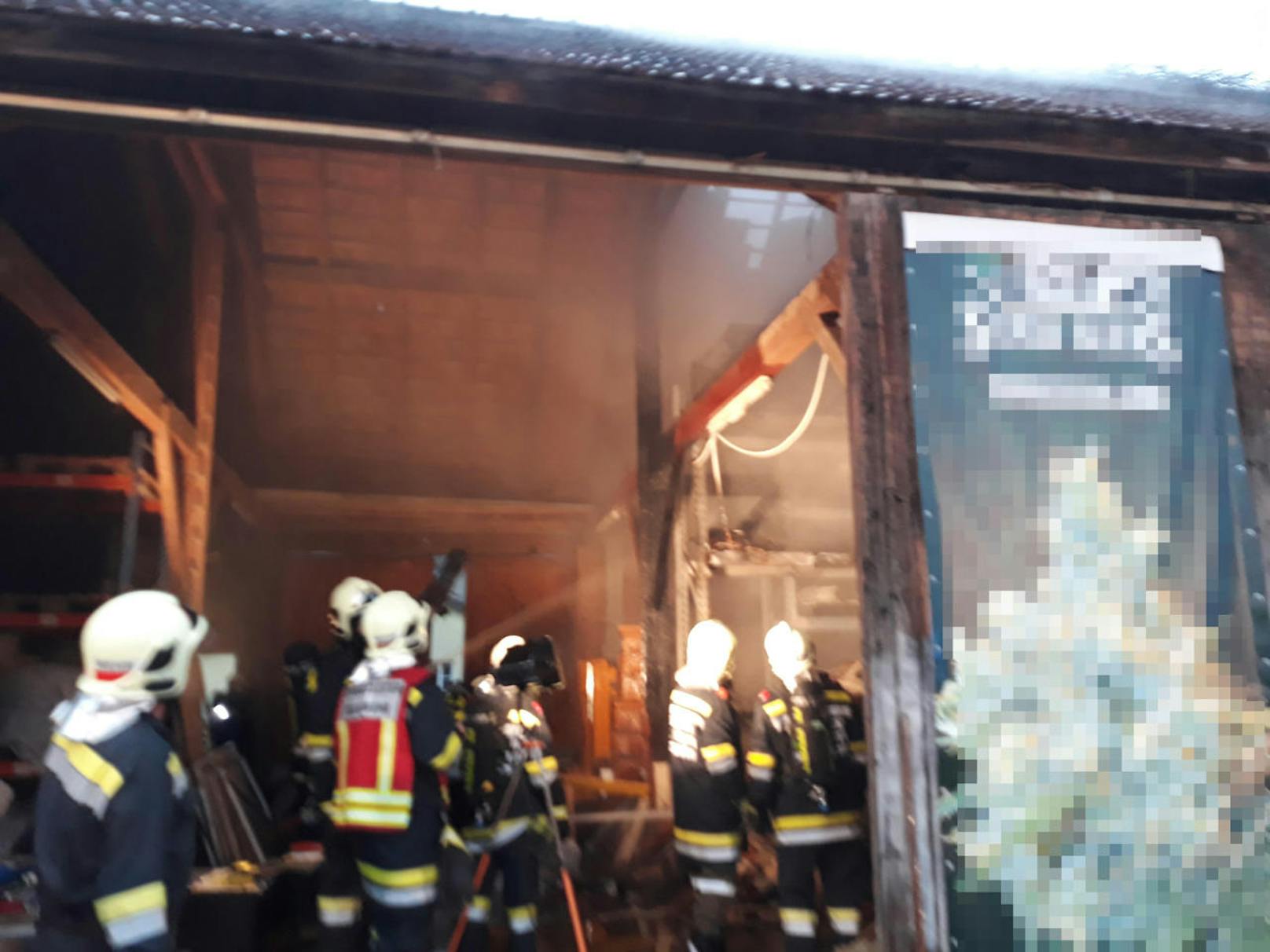Die Feuerwehr konnte durch rasches Eingreifen Schlimmeres verhindern.