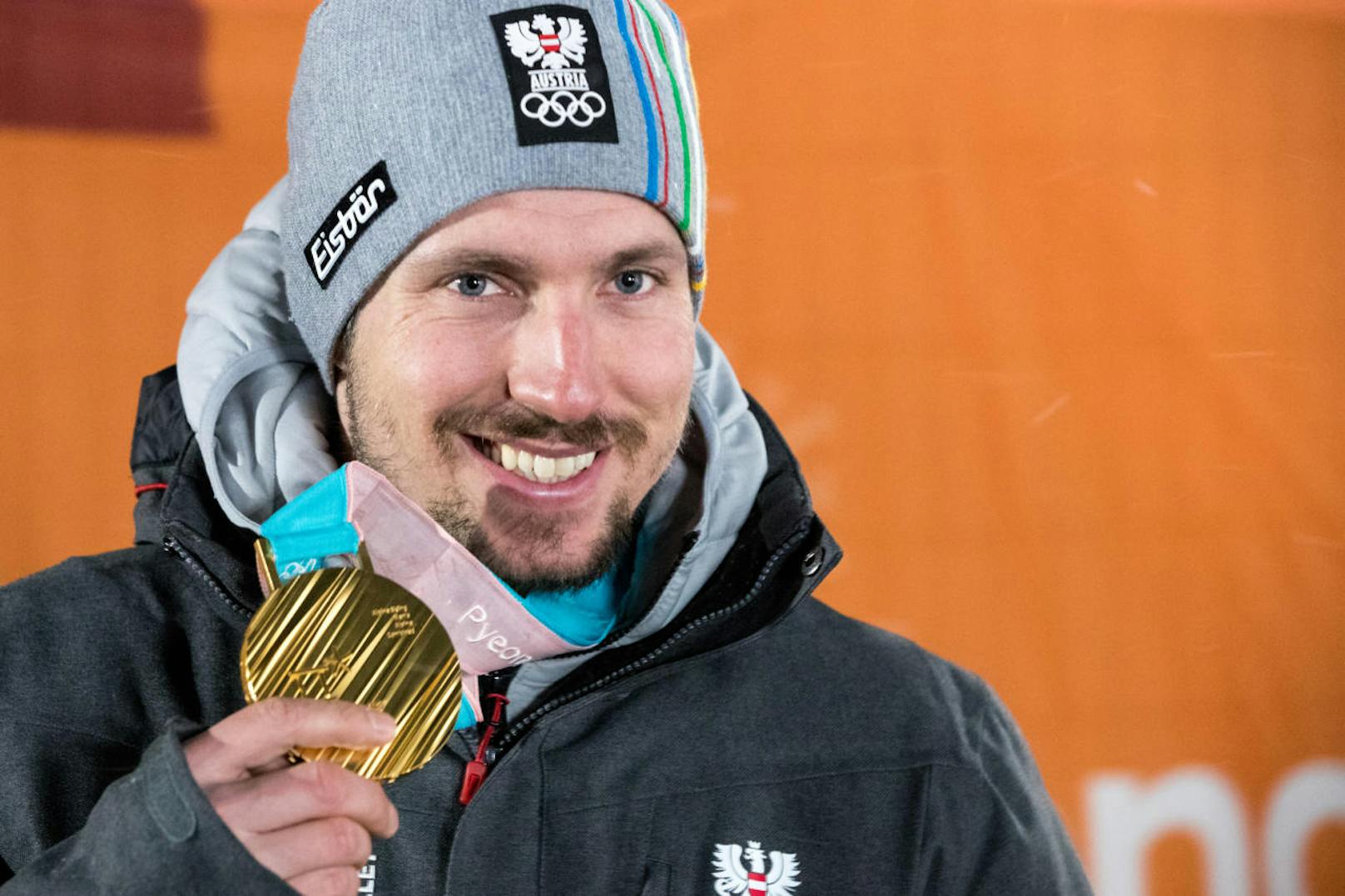 GOLD: Marcel Hirscher in der Alpinen Kombination.
