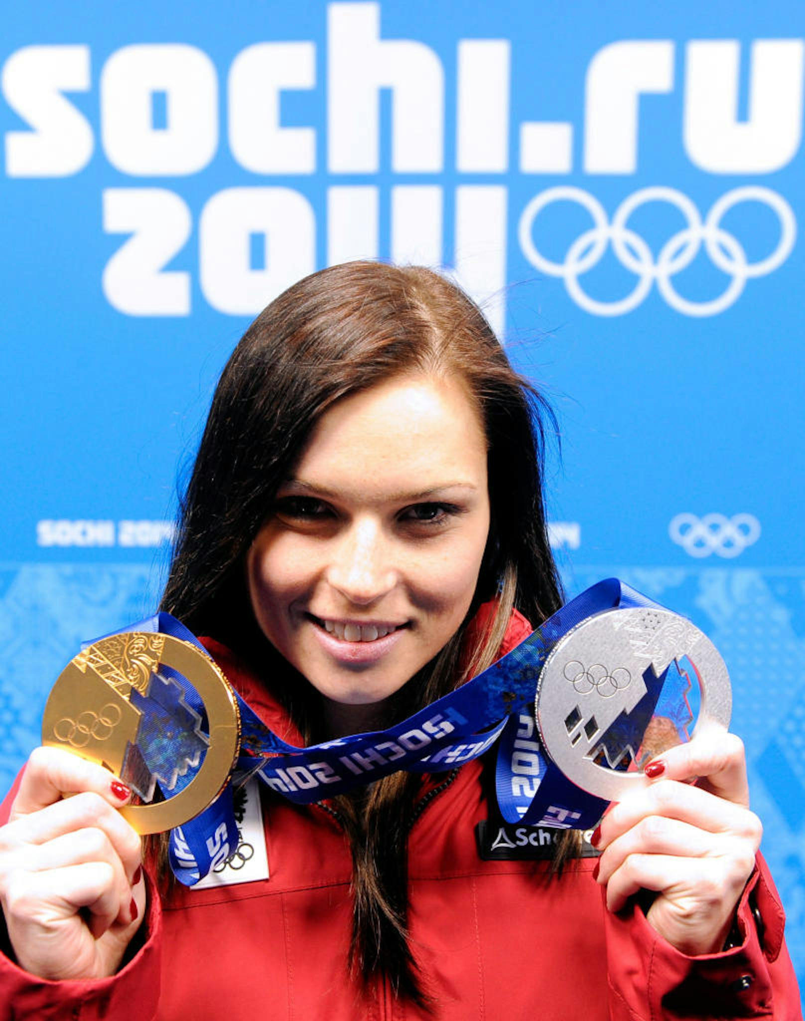 Fenninger holte Silber - und verabschiedete sich mit zwei Medaillen von den Olympischen Winterspielen 2014 in Sotschi.