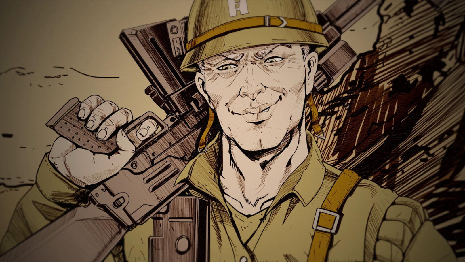 Captain Wilkins, der "Star" der Erweiterung, ist ein alternder Soldat und Überlebender des Zweiten Weltkriegs.