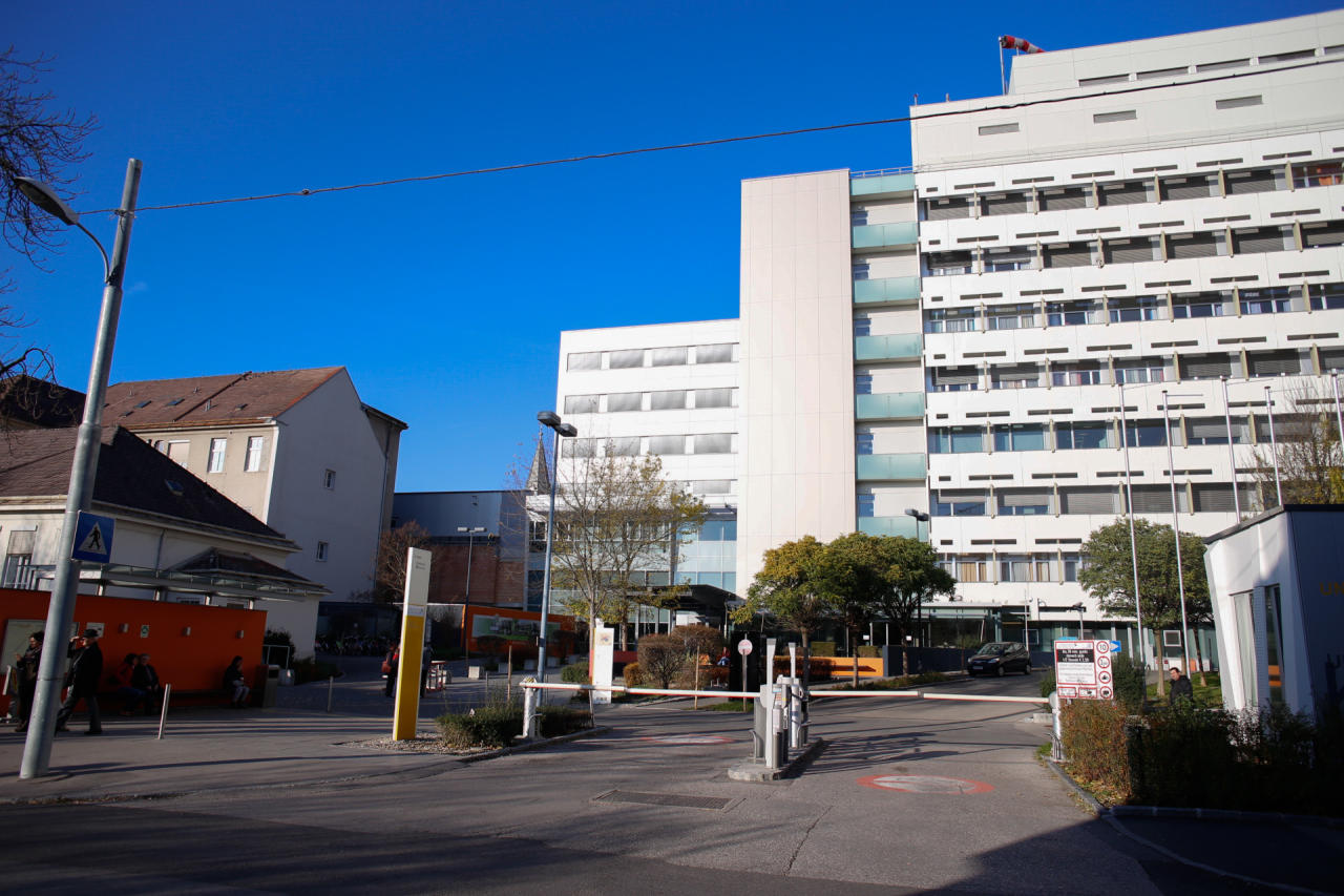 Hier spielten sich die Szenen ab - das Landesklinikum St. Pölten.