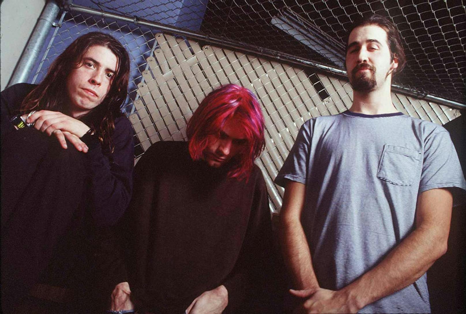 Von Links: Dave Grohl, Kurt Cobain, Krist Novoselic