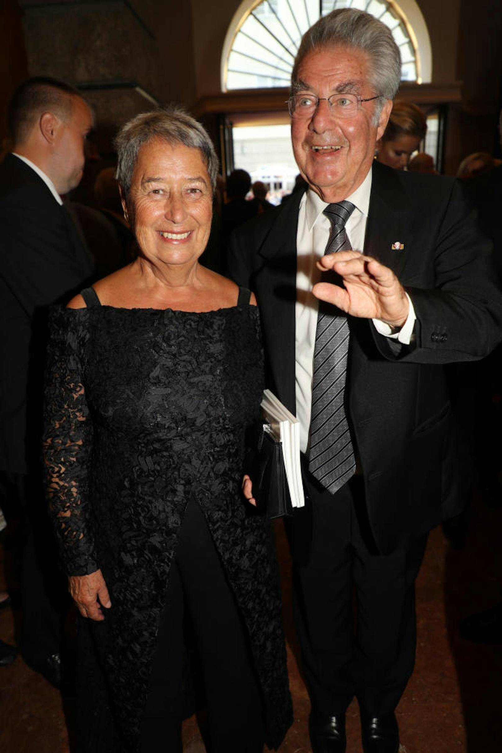 Heinz Fischer mit Ehefrau Margit.