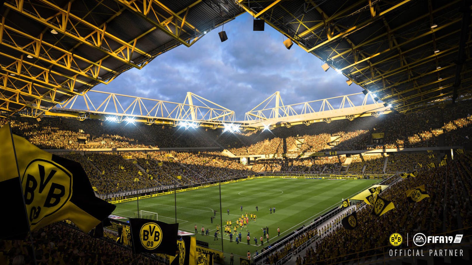 Zum Saisonstart der Bundesliga geben Electronic Arts und Borussia Dortmund ihre offizielle Partnerschaft bekannt. Beide Parteien gehören zu den weltweit führenden Marken im Bereich Sport und Sportunterhaltung. Der Signal Iduna Park, die Heimspielstätte des BVB, sorgt für ein intensives und atmosphärisches Spielerlebnis. Zugleich sind dank der Power der Frostbite-Engine neue und aktualisierte Headscans der Dortmunder Stars um Marco Reus und Mario Götze in EA Sports FIFA 19 enthalten.