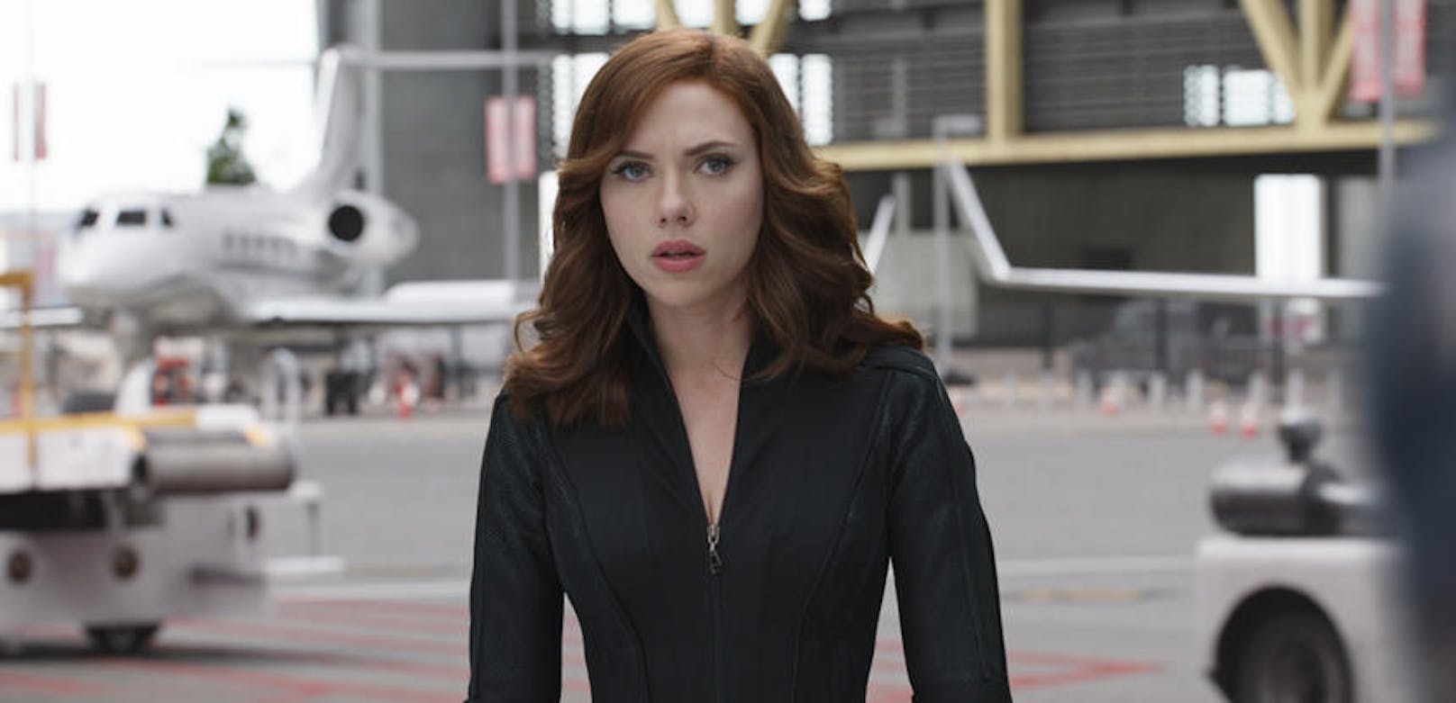 Black Widow/Natasha Romanoff (Scarlett Johansson) in "Captain America: Civil War".