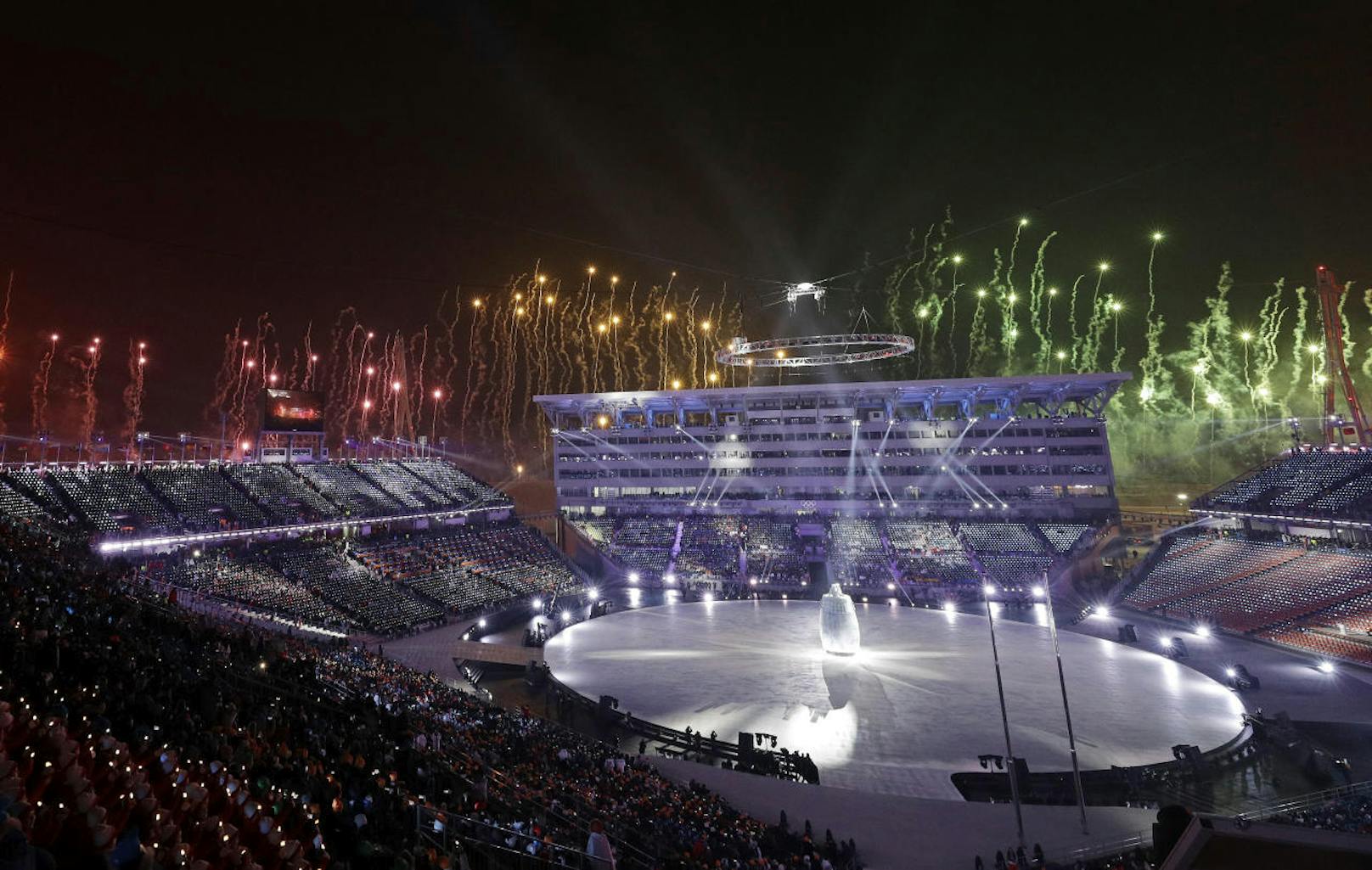 Die Eröffnung der Olympischen Spiele 