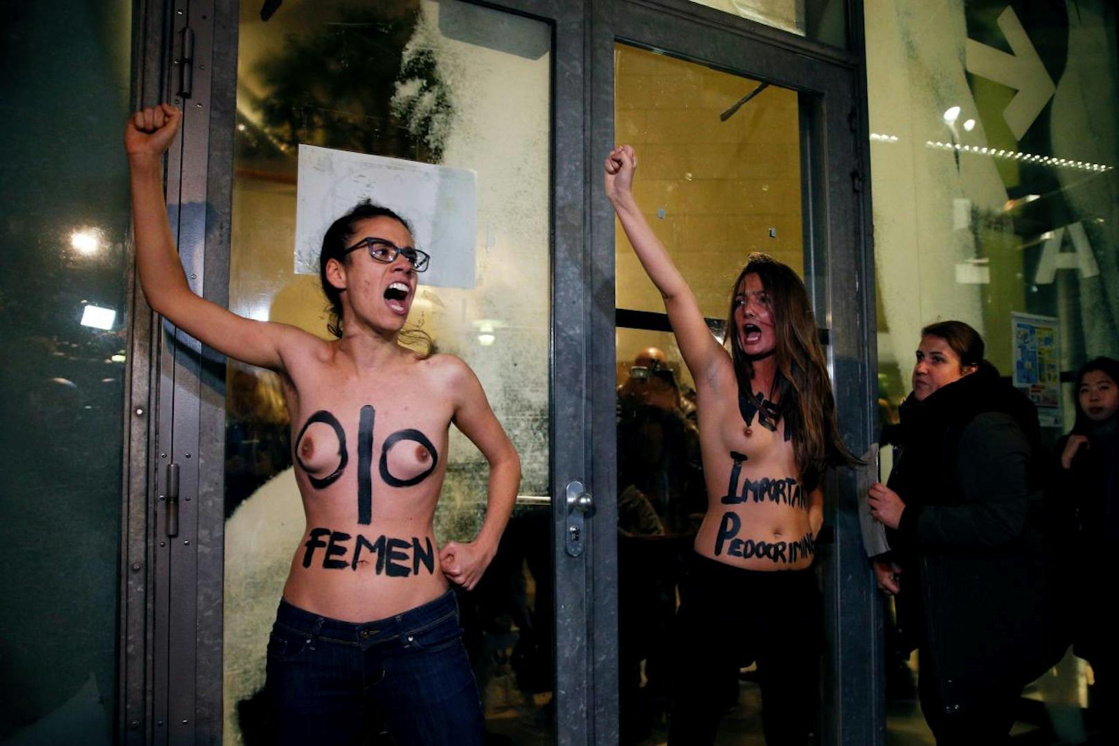 Femen protestieren gegen Polanski