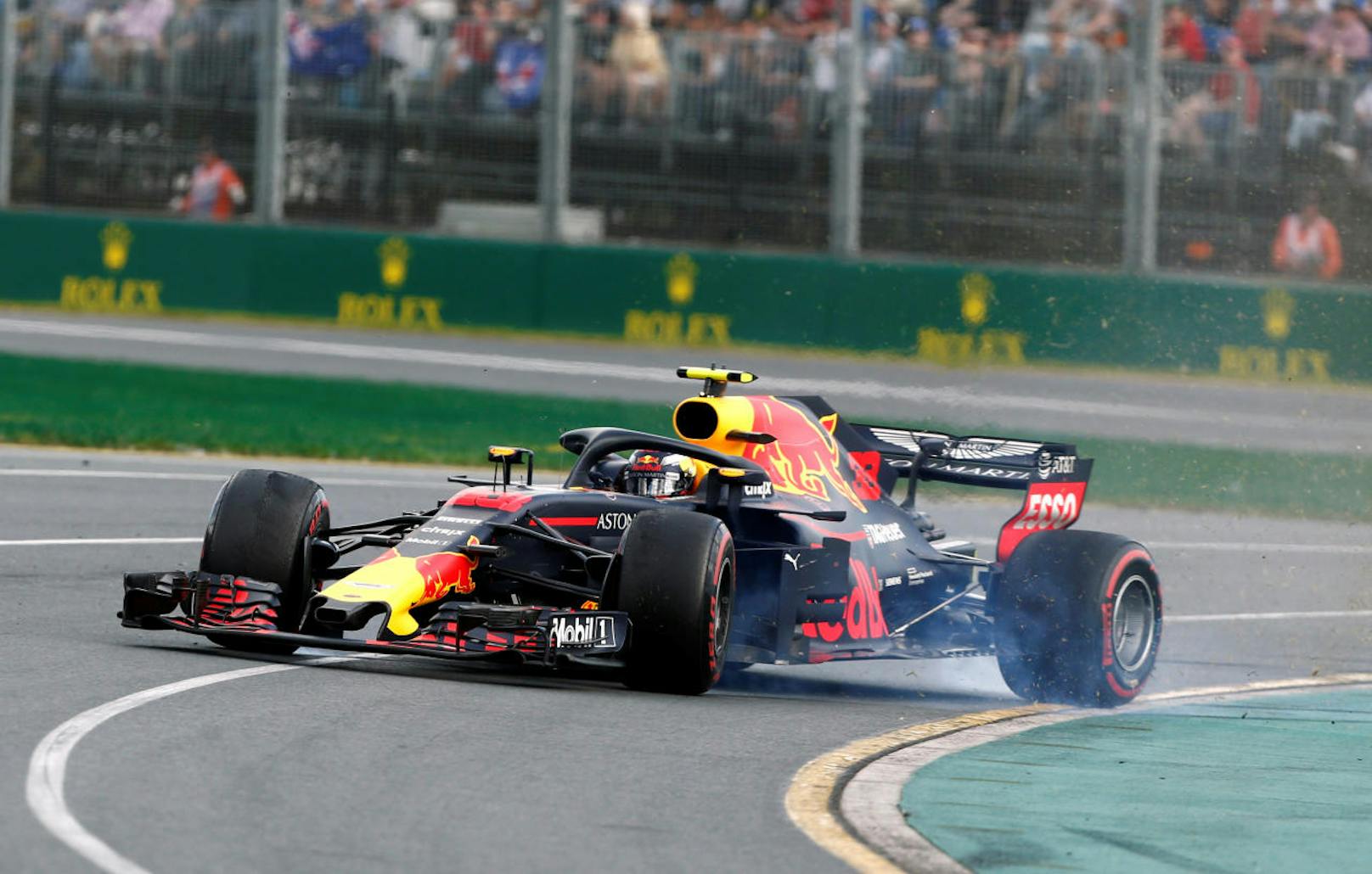 Aus Red-Bull-Sicht verlief das Rennen durchwachsen. Max Verstappen wurde trotz Dreher Sechster, Daniel Ricciardo wurde Vierter.
