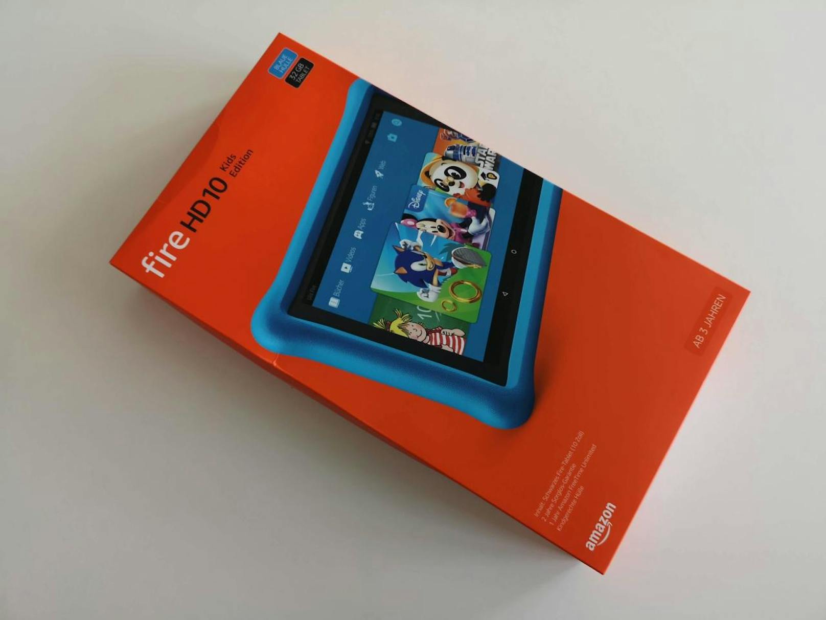 Beim Fire HD 10 Kids Edition handelt es sich um das ganz normale Fire HD 10 Tablet mit kindgerechten Ergänzungen.
