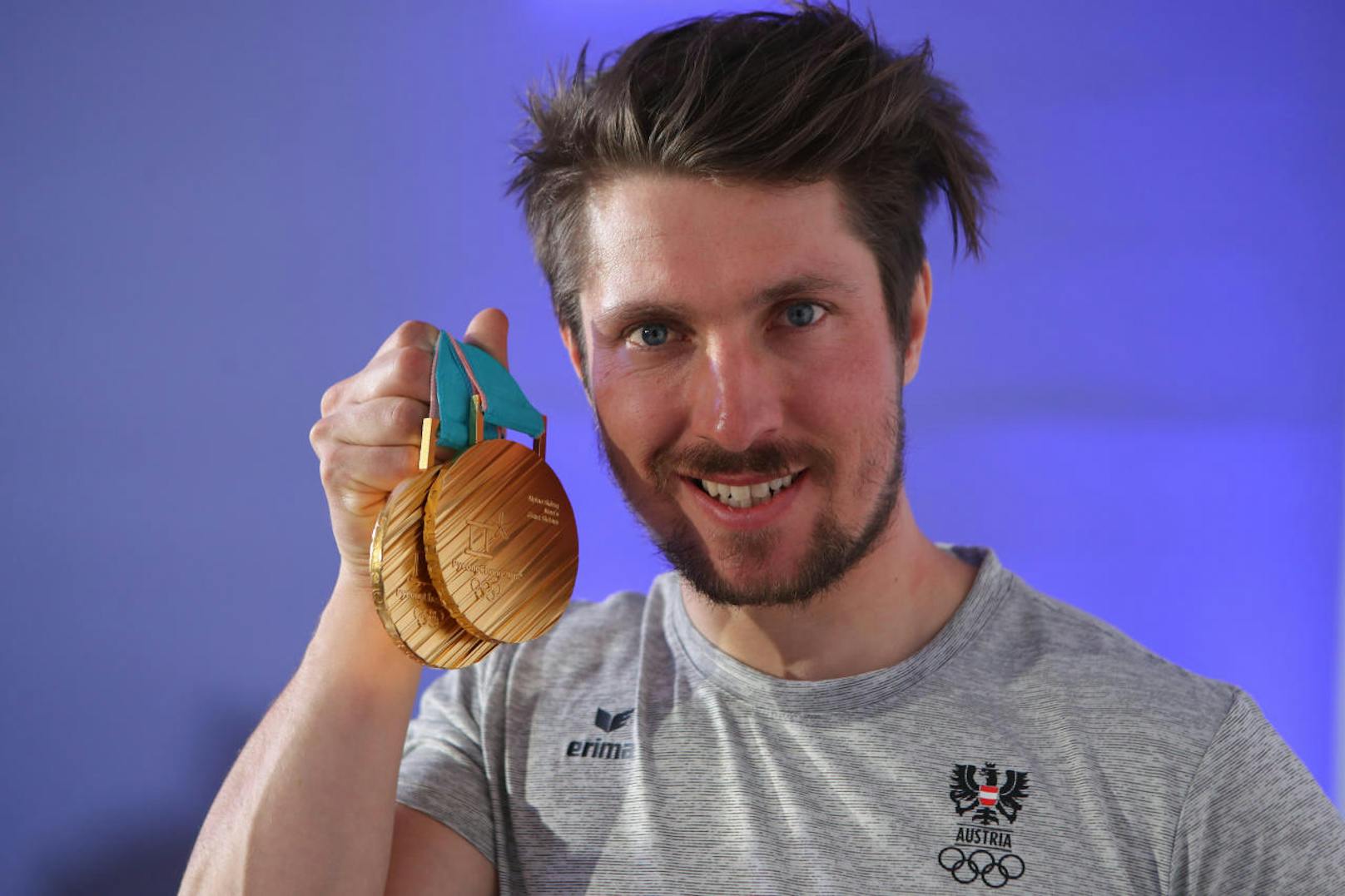 Marcel Hirscher konnte das Slalom-Aus verschmerzen, reiste mit zwei Goldmedaillen im Gepäck von den Olympischen Spielen 2018 nach Hause.