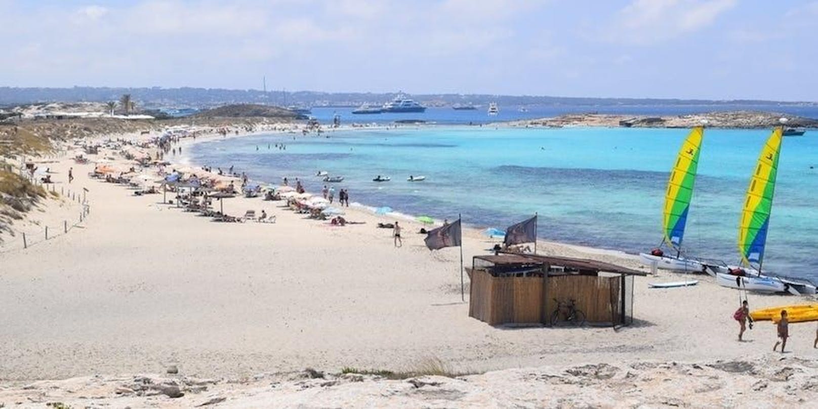 Playa de ses Illetes, Formentera (Spanien)