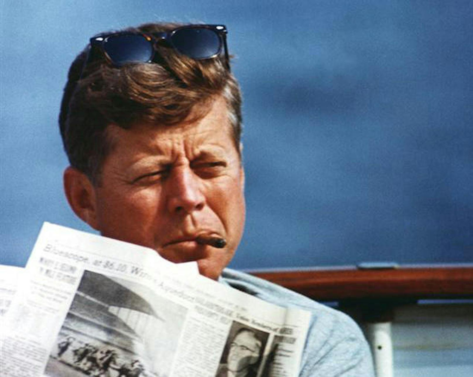 Für US-Präsident John F. Kennedy (Bild) und seine Frau Jackie war der Butler von 1961 bis 1963 zuständig. Jackie Kennedy habe er es zu verdanken, dass er von der Reinigungskraft zum Butler befördert wurde.