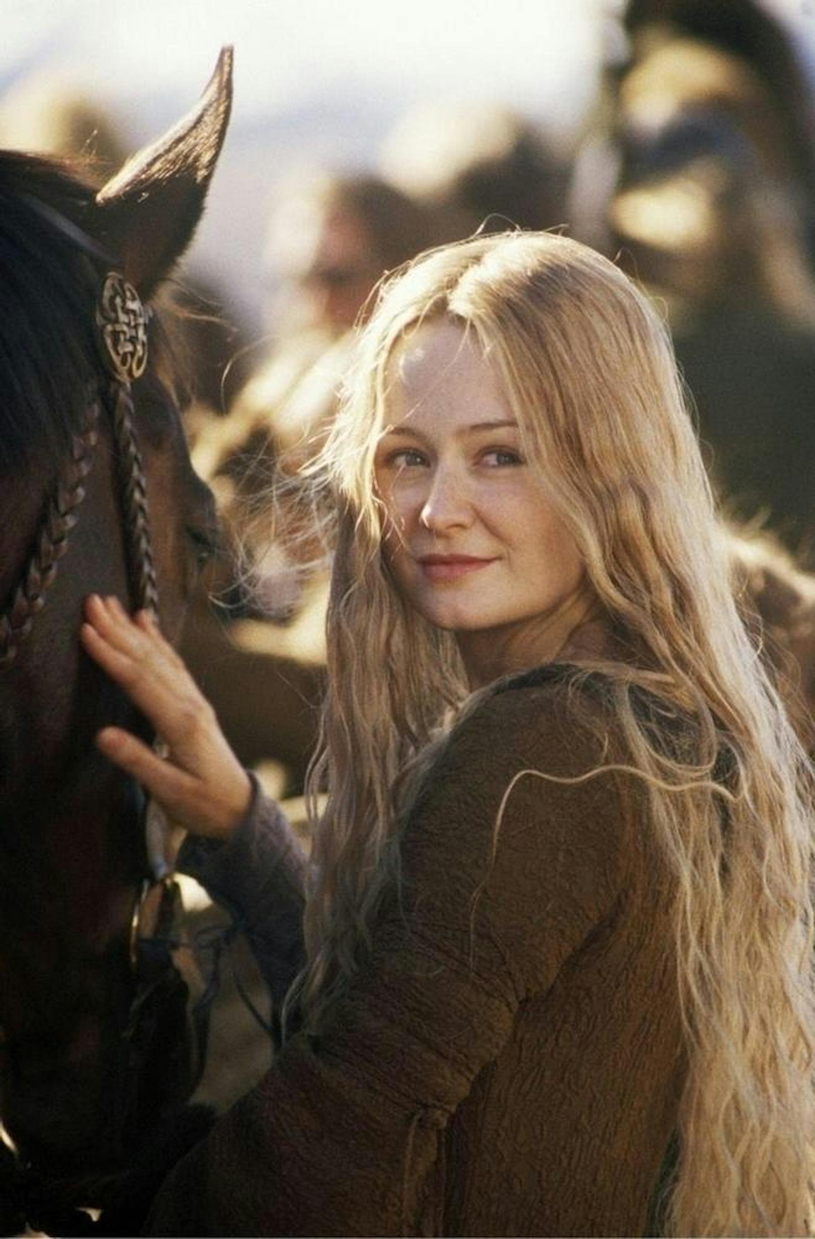 Eowyn (Miranda Otto) verschaut sich in Aragorn.