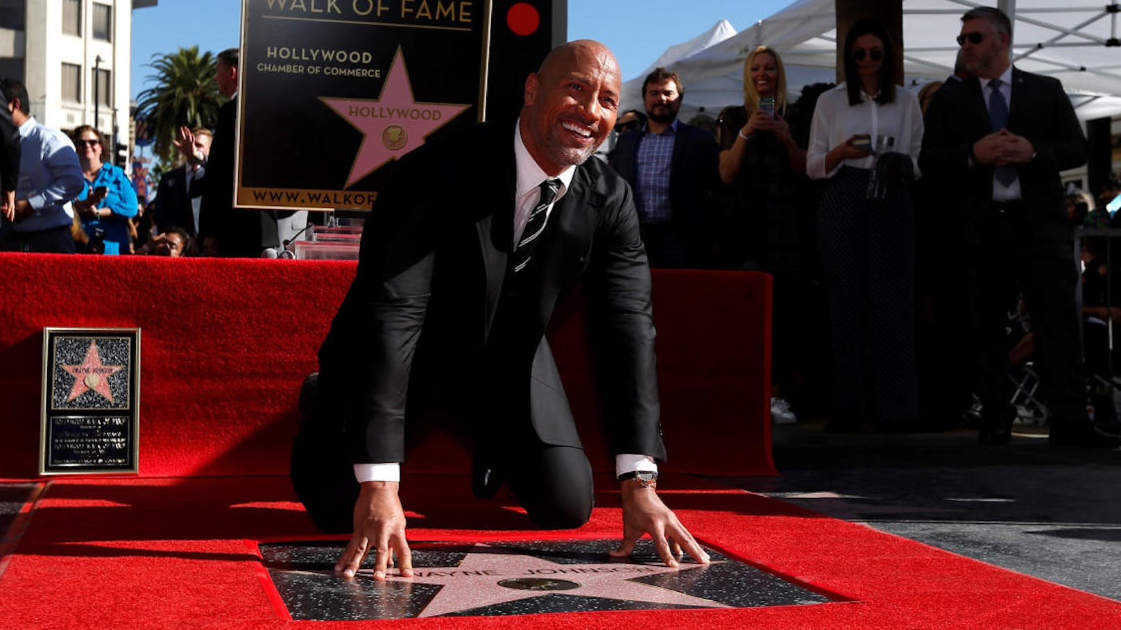 <strong>Dwayne "The Rock"Johnson</strong> ist zum zweiten Mal in Folge der bestbezahlteste Schauspieler in Hollywood.