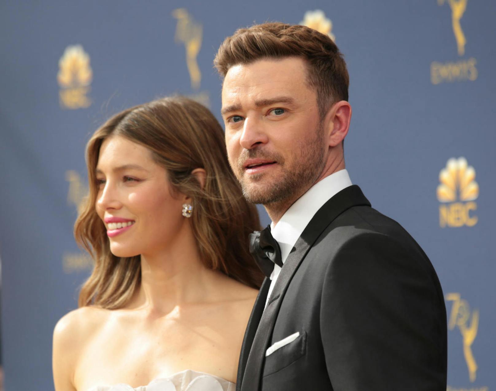 Jessica Biel und Justin Timberlake bei den Emmys 2018