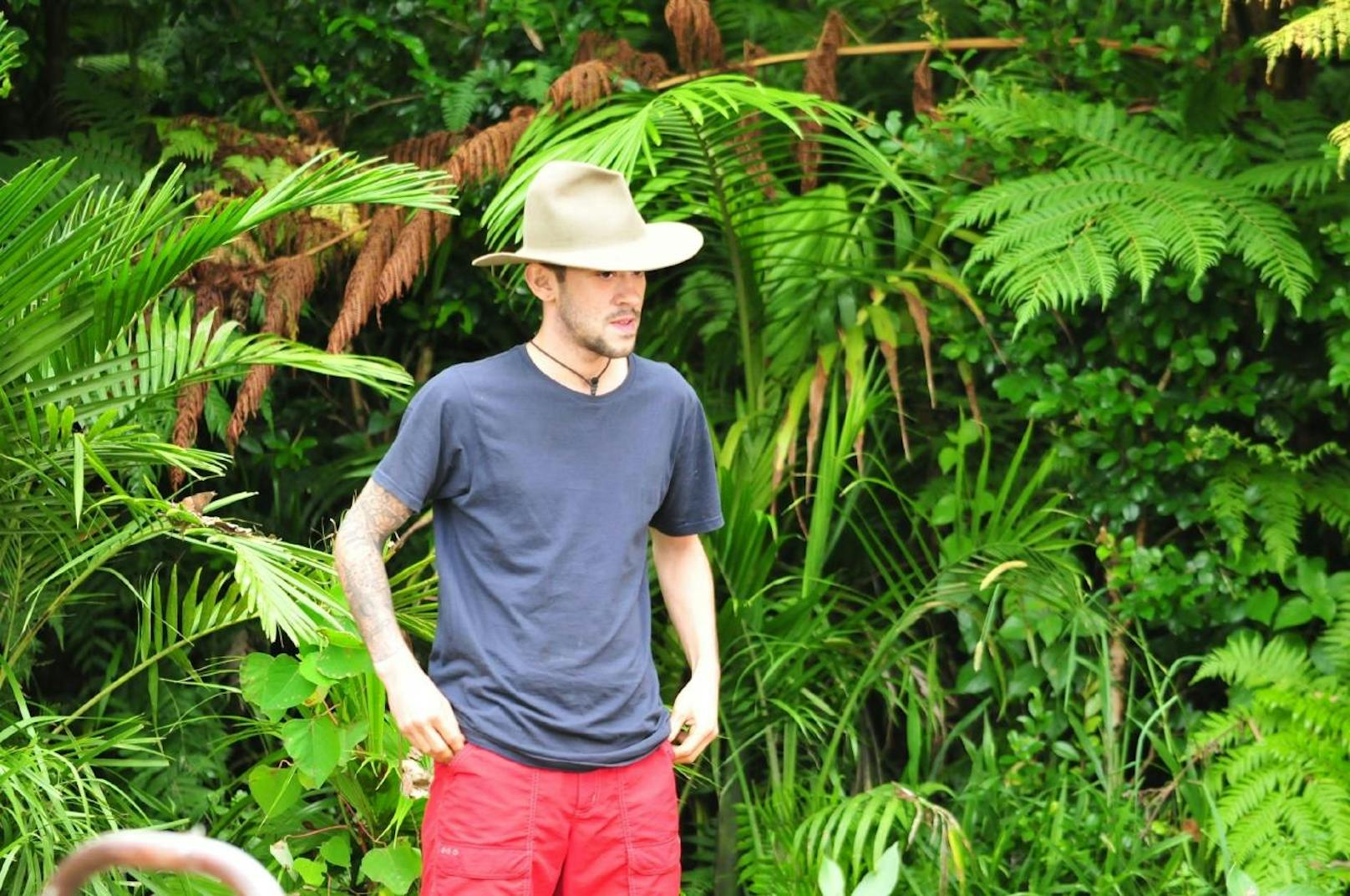 Daniele Negroni muss zum ersten Mal eine Dschungelprüfung ohne einen Teamkameraden schaffen. 