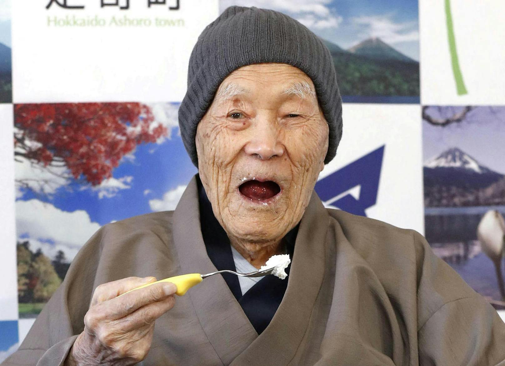 Masazo Nonaka war mit 113 Jahren der älteste Mann der Welt.