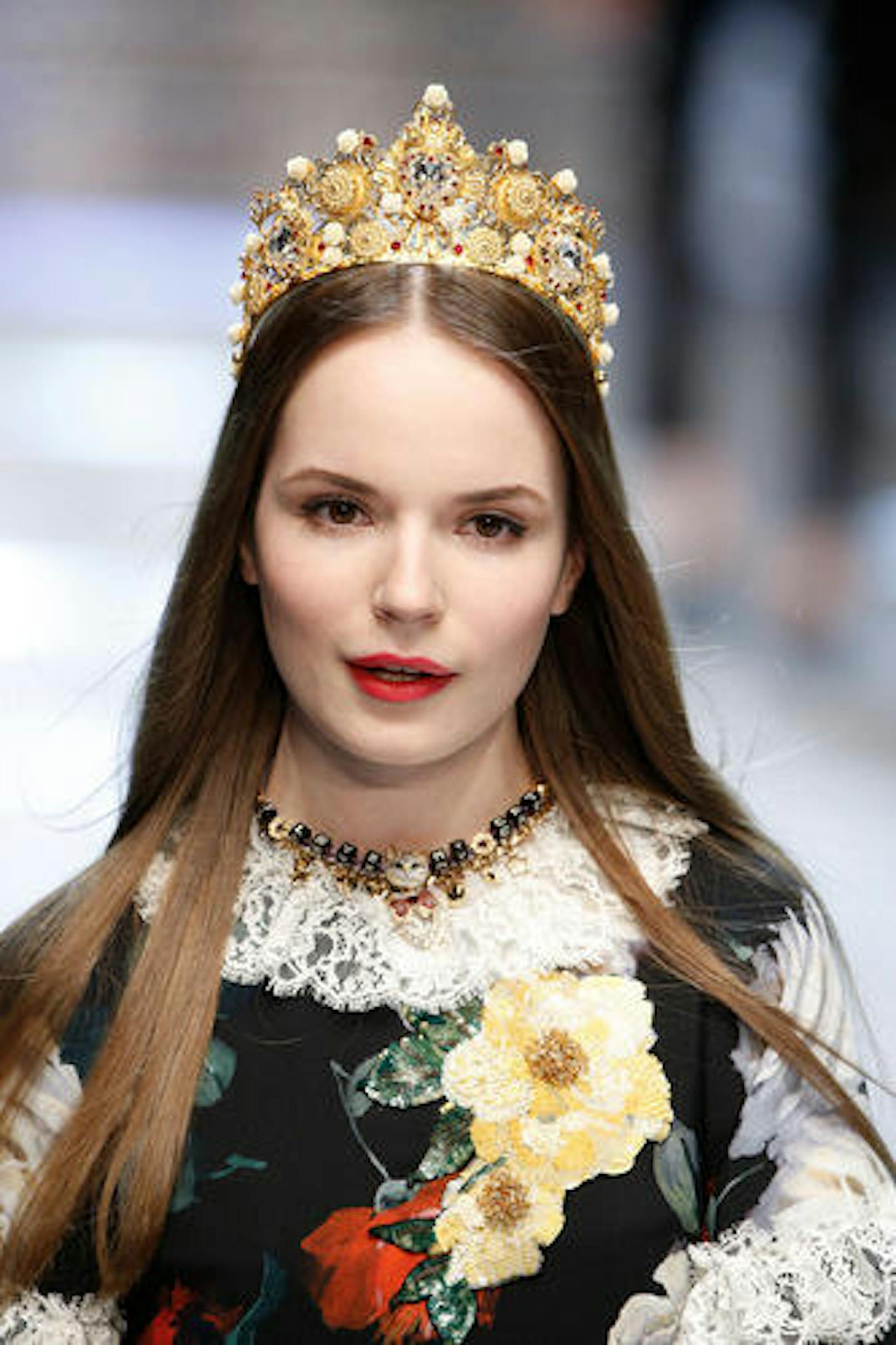 Look von der aktuellen Herbst-Winterkollektion von Dolce & Gabbana