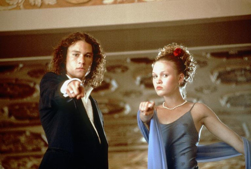 Heath Ledger (li.) und Julia Stiles