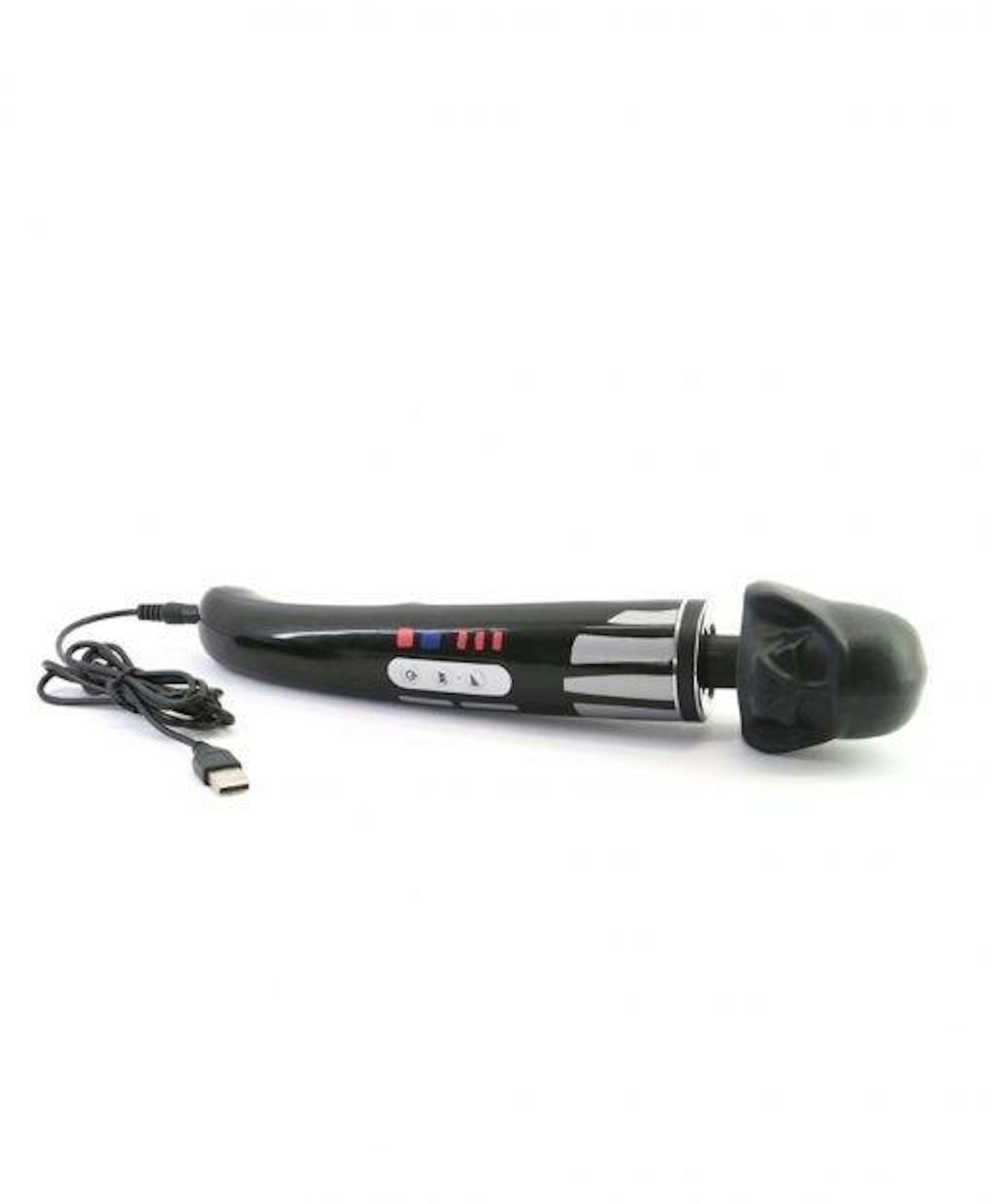 Der "Darth Vibrator" ist dem berühmten Sith-Lord nachempfunden und wird über USB-Kabel aufgeladen.