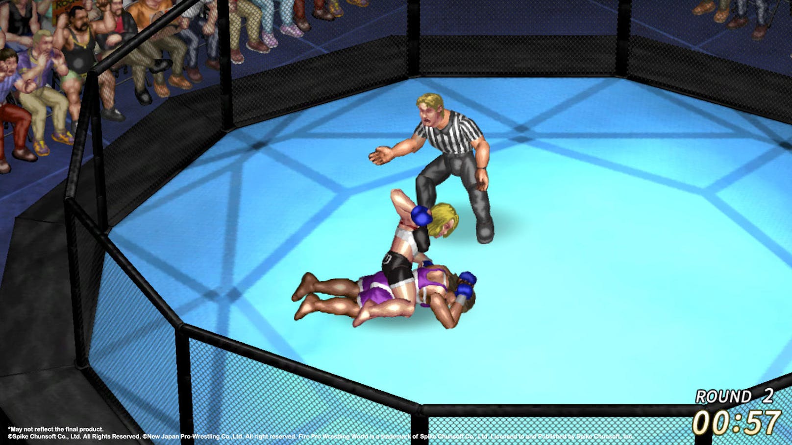 Die Wrestler bewegen sich ein wenig hölzern durch den Ring, die Move-Sets sind relativ beschränkt. Dennoch weckt das Spiel durch den beabsichtigen Retro-Faktor coole Erinnerungen.