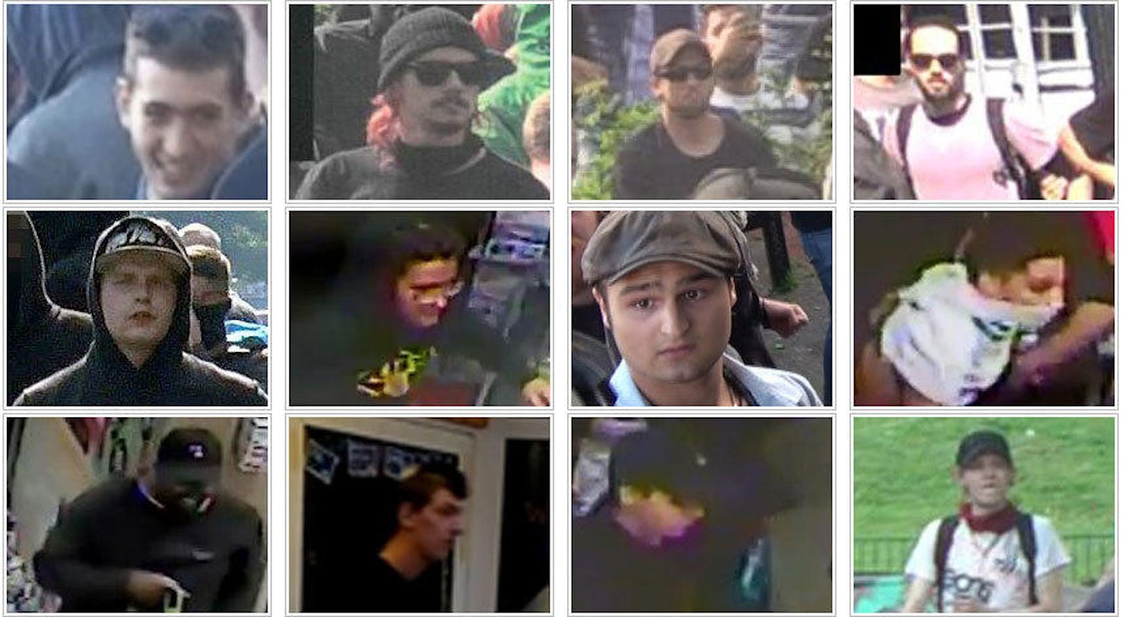 Die Polizei in Hamburg hat erneut Fahndungsfotos von mutmaßlichen G20-Straftätern veröffentlicht. Auch in Österreich wird gefahndet.