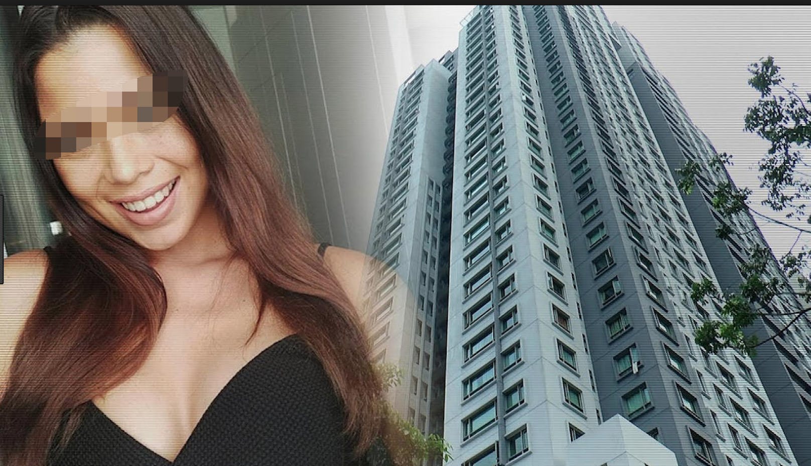 Das holländische Model Ivana S. (18) stürzte aus diesem Hochhaus in Kuala Lumpur von einem Balkon im 20. Stock in den Tod. Ein Unfall?