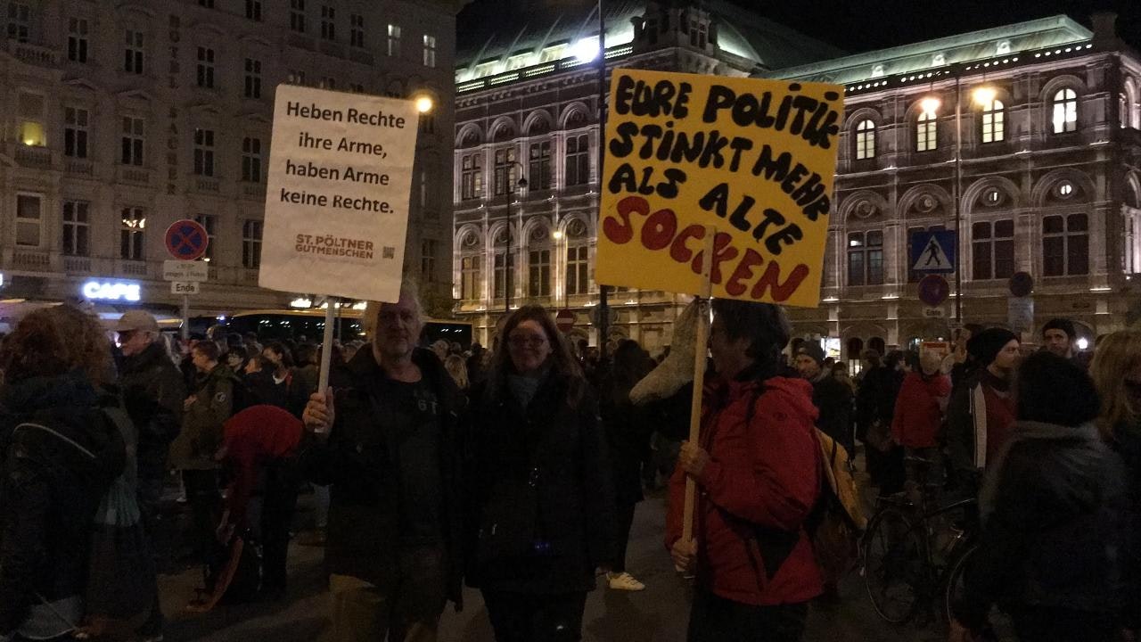 Heute.at - Rassismus-Demo wird am Donnerstag zur Staufalle in Wien