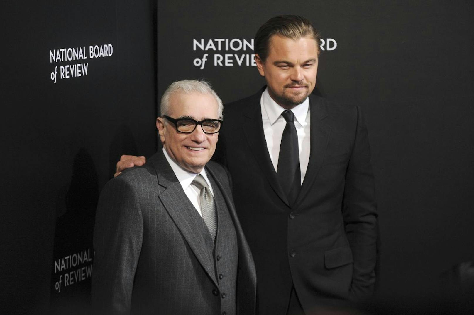 Martin Scorsese und Leonardo DiCaprio bei der Verleihung der National Board of Review Awards 2014 