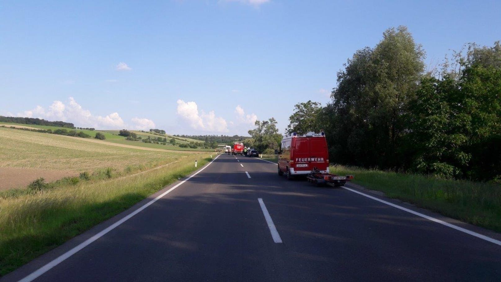 Die 55-jährige Lenker aus Ungarn wurde tödlich verletzt.