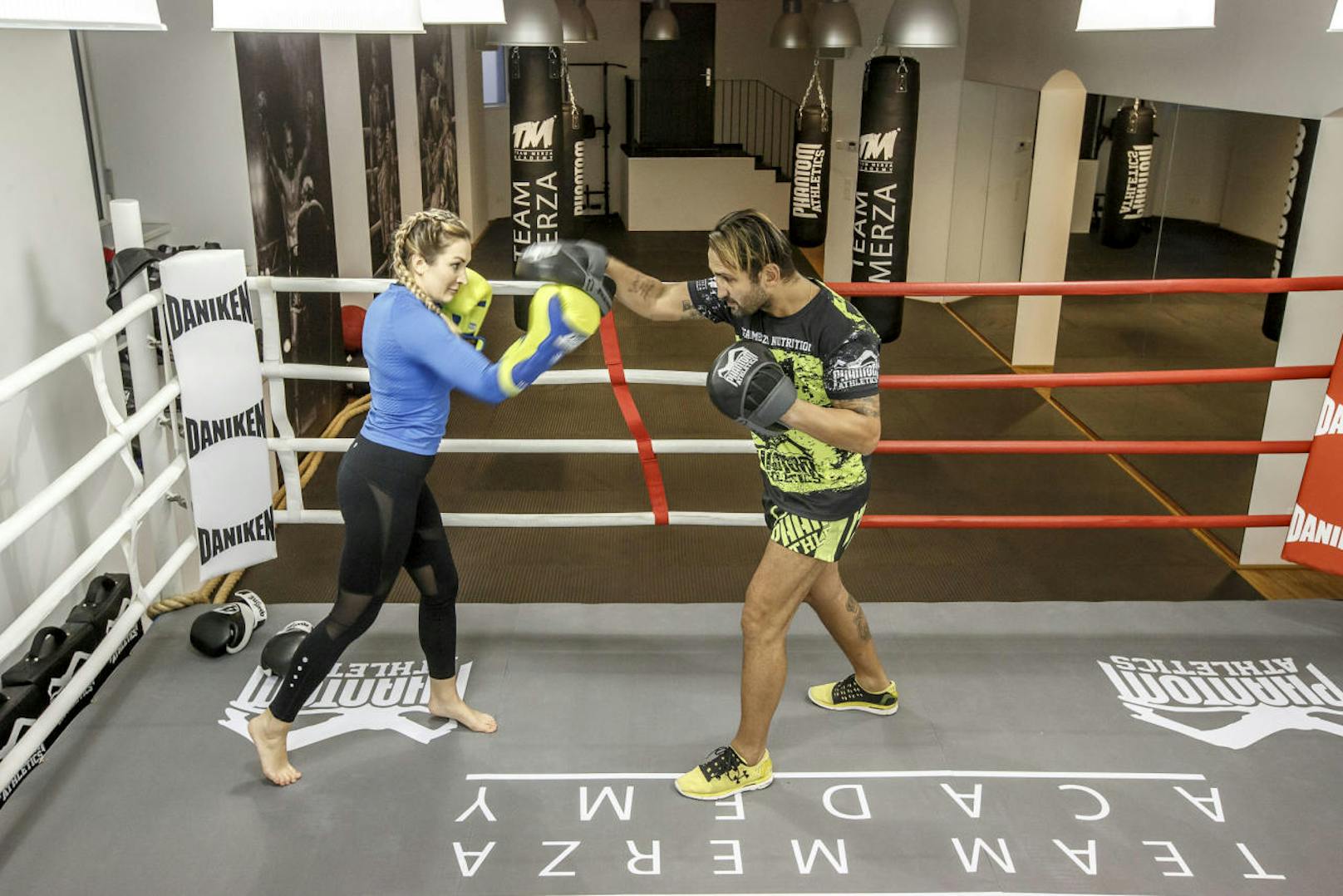 Box-Training mit Fadi Merza in der neuen "Team Merza Academy" in Wien-Landstraße