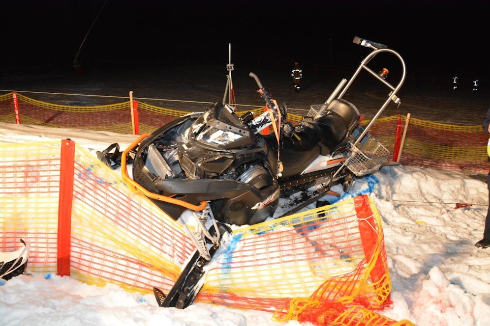 Mit Skidoos gibt es immer wieder Unfälle. Hier ein Foto von einem anderen Fall in Tirol.