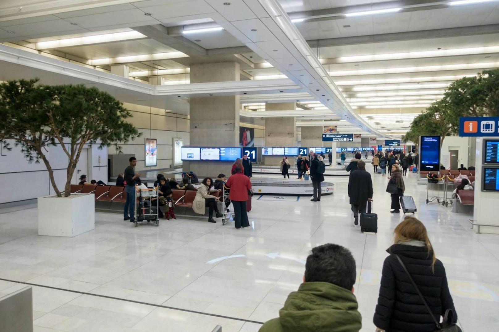 Die meistfrequentierten Flughäfen der Welt laut Airports Council International (ACI) im Jahr 2017. Platz 10: Paris Charles de Gaulle, Frankreich: 69.471.000 Passagiere.