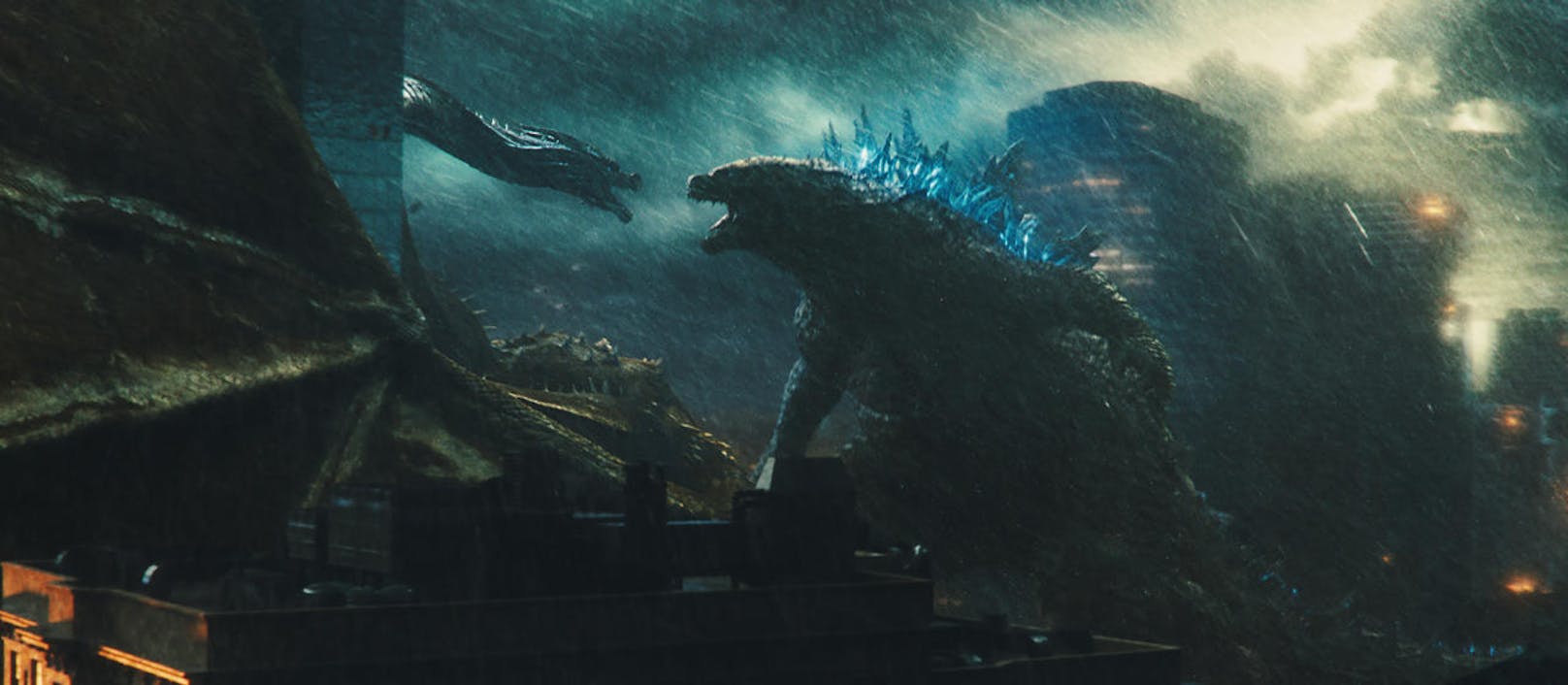 Godzilla im Kampf mit King Ghidorah