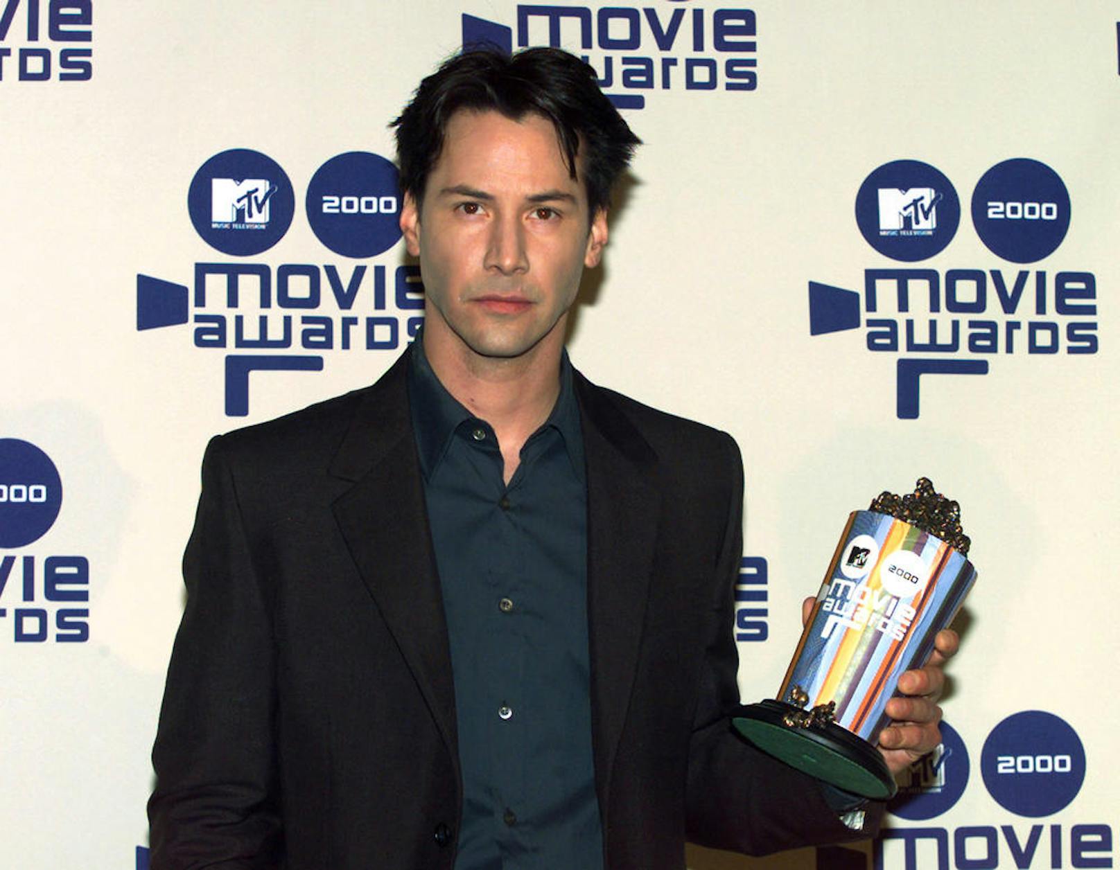 Keanu Reeves 2000 bei den MTV Movie Awards in Los Angeles