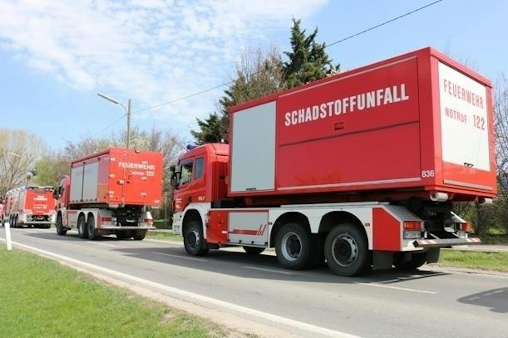 Bei "Wien Energie" kommt es derzeit zu einem Großeinsatz von Feuerwehr, Rettung und Polizei.