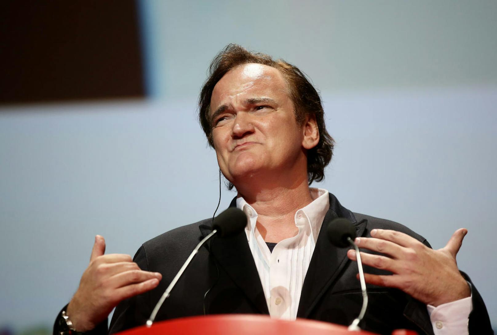 Quentin Tarantino beim Festival Lumiere in Lyon 2016
